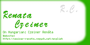 renata czeiner business card